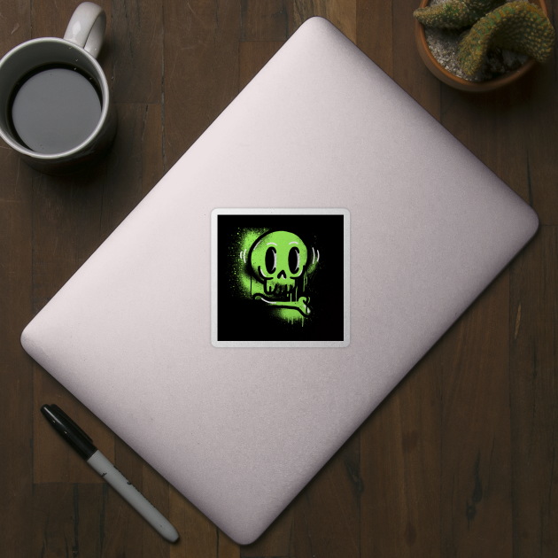 graffiti skull by The Patron